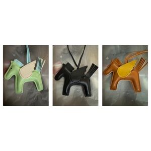 Pony bag charm all 3